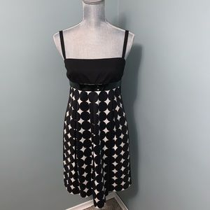 CARMEN MARC VALVO CMV polka dot dress with pockets women’s size 4 wedding summer